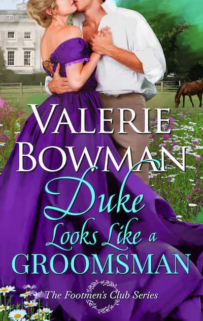 Book cover for Duke Looks Like a Groomsman by Valerie Bowman