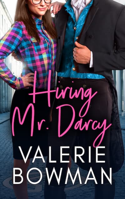 Book cover for Hiring Mr. Darcy by Valerie Bowman