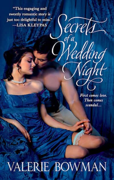Book cover for Secrets of a Wedding Night by Valerie Bowman