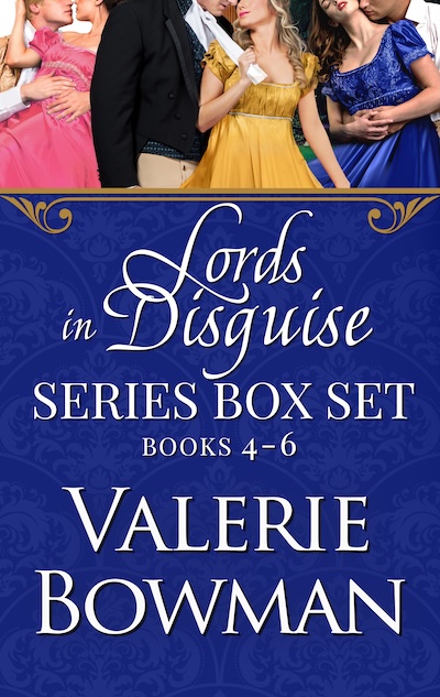 Book cover for Lords in Disguise Volume 2 Boxed Set by Valerie Bowman